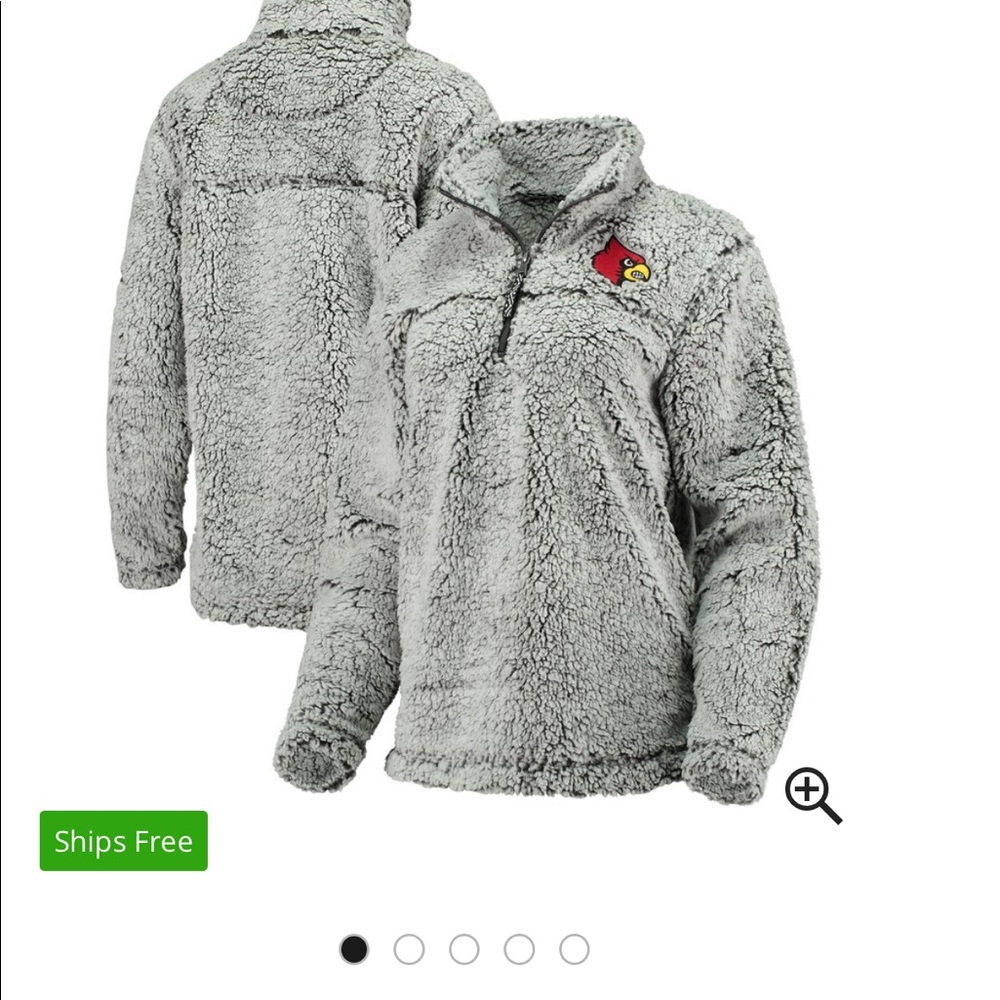 UofL fuzzy jacket